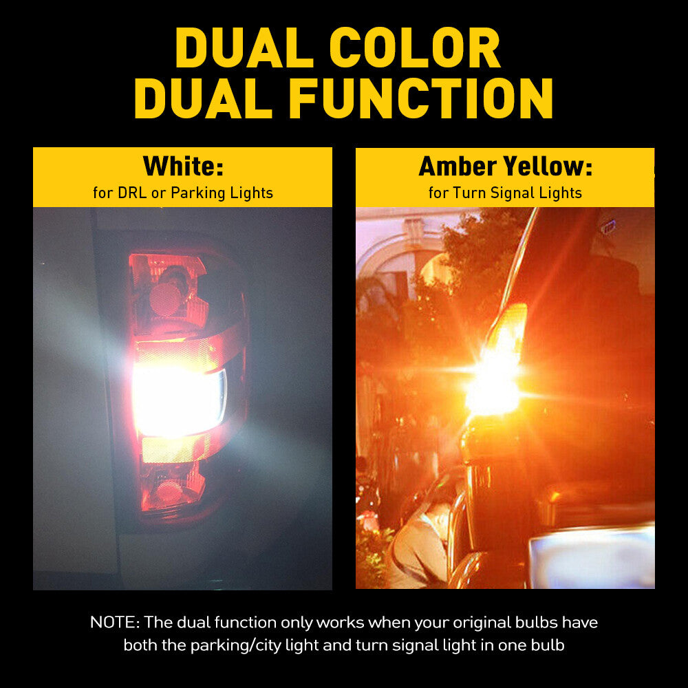 AUXITO LED, Dijingren LED 3157 4157, Magic Cream/White Light