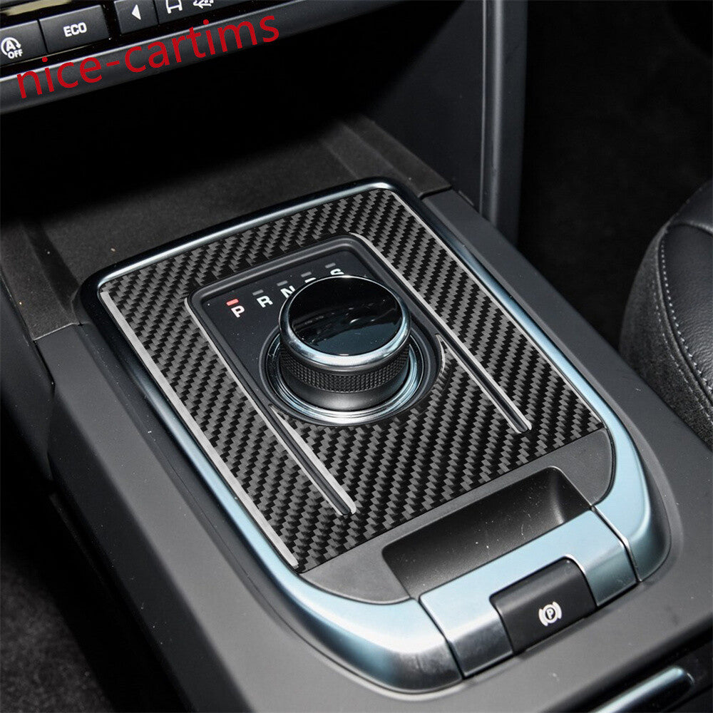 Carbon Fiber Gear Shift Box Panel Cover for Land Rover Discovery Sport 2015-2019