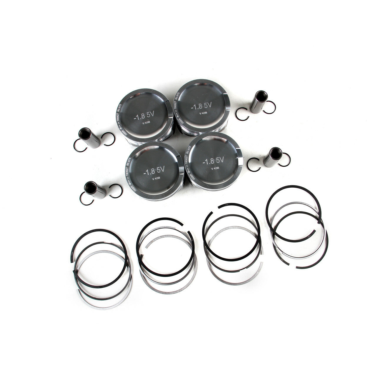 1.8T Piston Assembly Piston Ring Fit for VW for Golf for Jetta for Passat 06B198151B