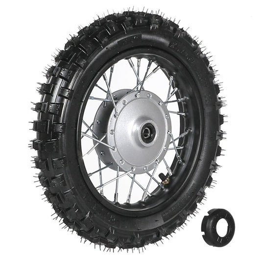 12mm 2.50-10 inch Front Wheel Tyre Rim Drum Brake Dirt Bike for Honda CRF50 PW50