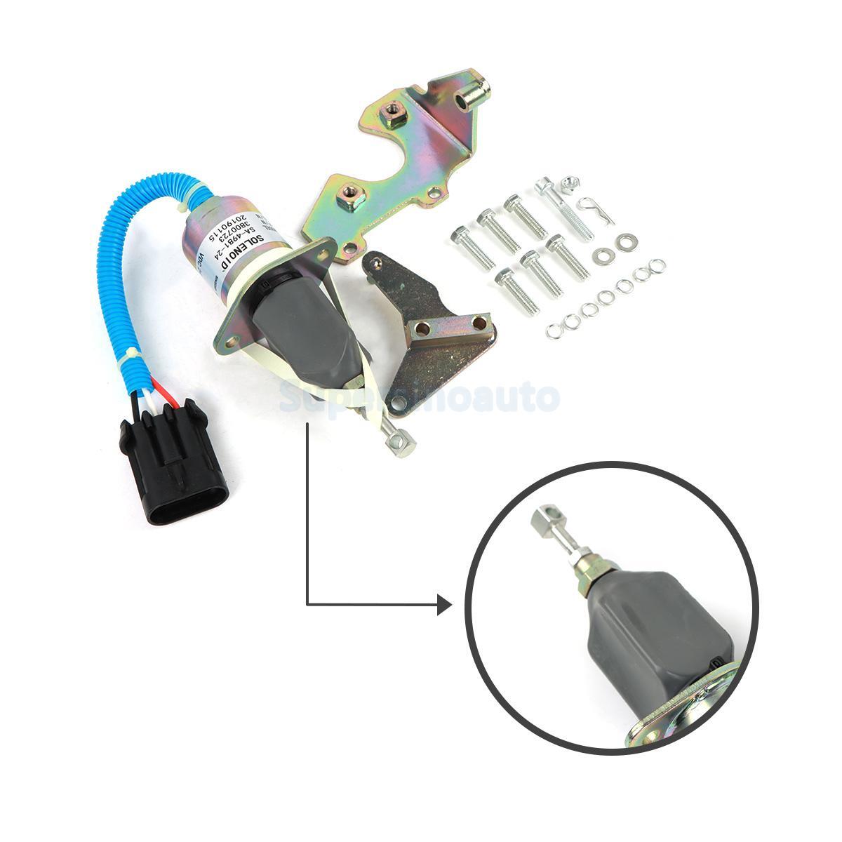 Fuel Stop Solenoid 3800723 SA-4981-24 for Engine for Dodge for RAM 2500 3500