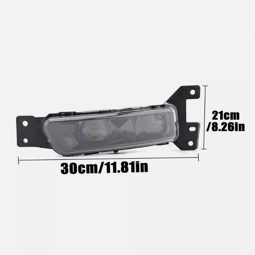 Front Bumper LED Fog Light Lamp w/ Cover Bezel for Jeep Grand Cherokee 2017-2022