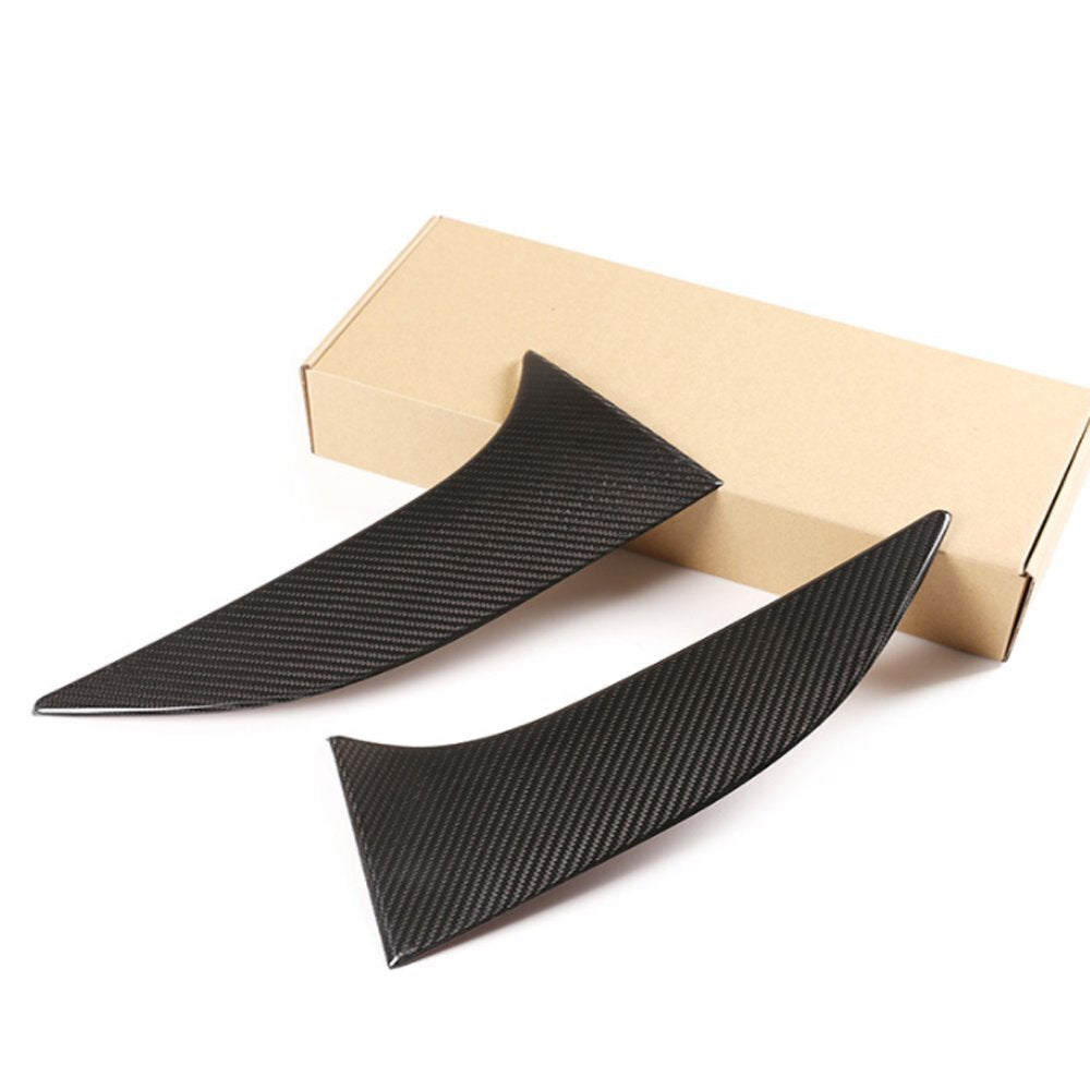Real Carbon Fiber Rear Tailgate Triangle Panel Trim for Alfa Romeo for Stelvio 17-20
