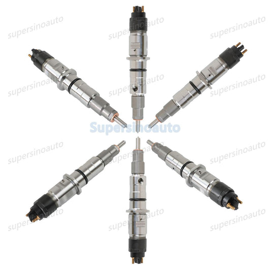 6 Fuel Injector for Komatsu 6D114E-5 PC300-10 QSL9 Engine 0445120305 WTY