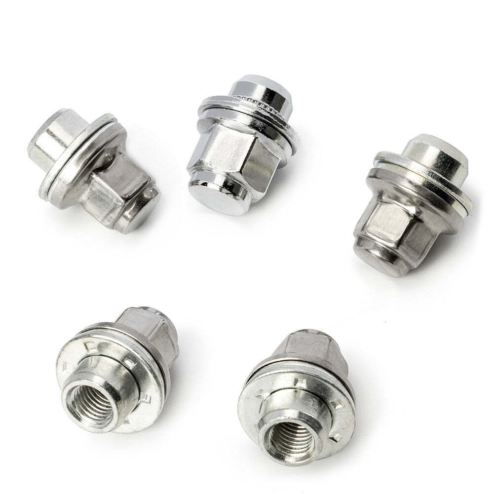 5X Stainless Steel Lug Nuts for Jaguar S-Type X-Type XJ XF 1999-2011 C2C35294010