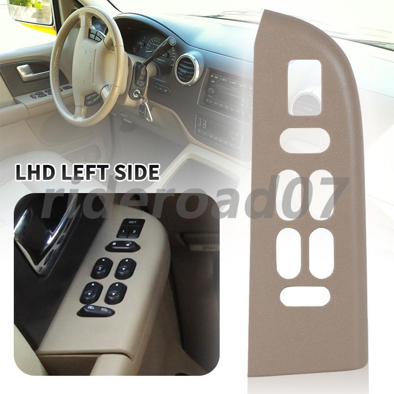 New TAN Front Driver Door Panel Window Switch Bezel For 2003-06 for Ford Expedition