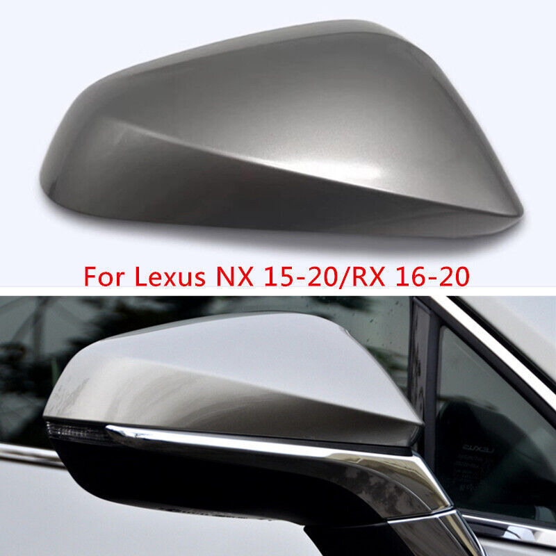 Silver Right Side Rearview Mirror Shell Cover Cap for Lexus NX 15-20/RX 16-20