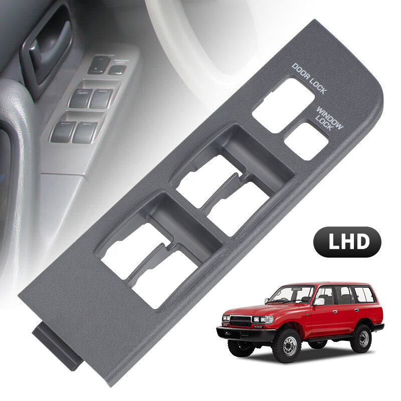 DRIVER MASTER WINDOW SWITCH BEZEL TRIM for 1991-1997 for TOYOTA for LAND CRUISER FJ80