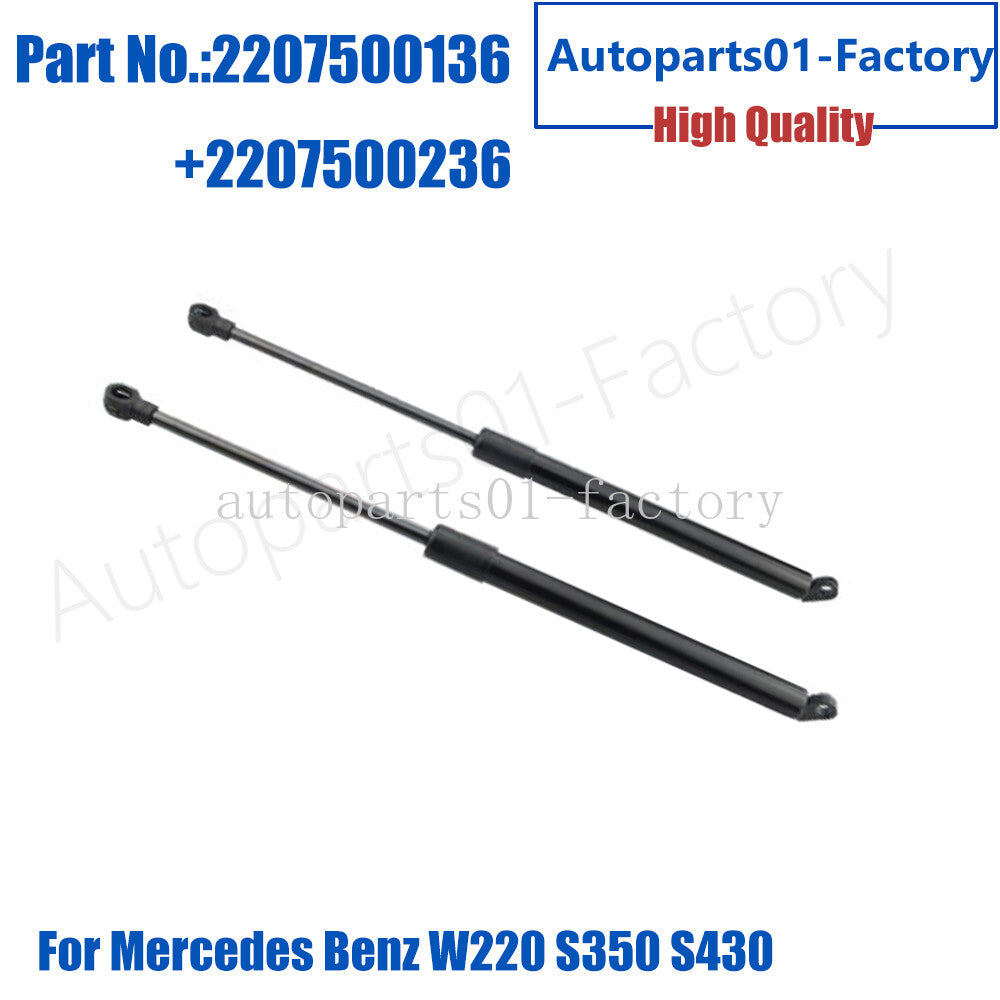 1Pair Rear Trunk Gas Lift Support Shock Strut for Benz W220 S350 S430 S500 AMG