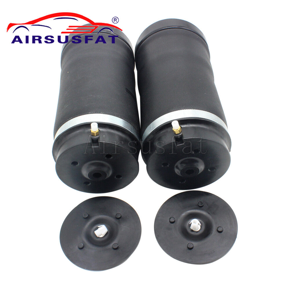 A pair of new rear suspension air spring bags for Mercedes W251 V251 R-Class 2006-2013.