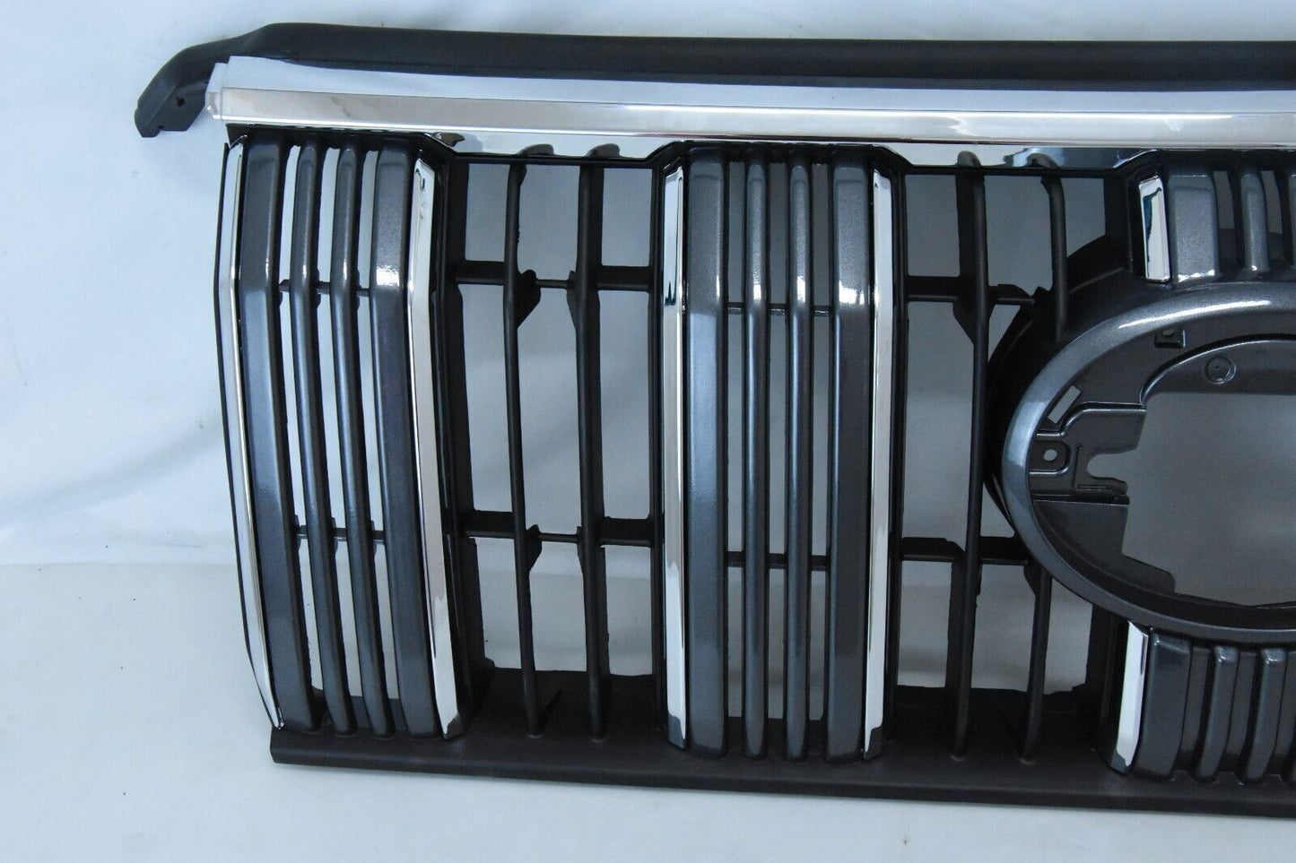 3P ABS Chrome Front Bumper Grille Mesh for Toyota LandCruiser Prado FJ150 18-21