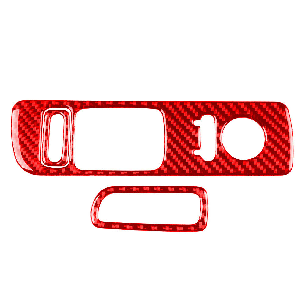 Fit for Honda S2000 2000-2009 Interior Door Window Control Cover Trim Red 3Pcs RHD