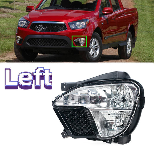 Left For 2012-2014 for Ssangyong for Korando Actyon Sports Front Fog Lamp With Halogen