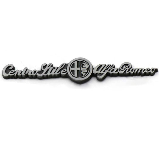 1 piece of for Alfa Romeo grey central staircase side fender rear trunk sticker badge logo