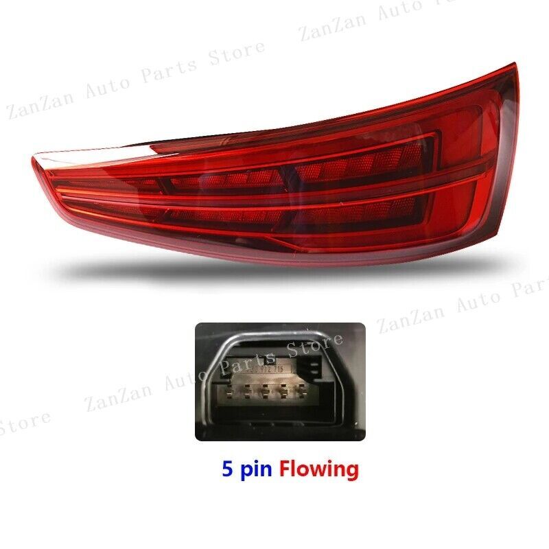 1Pcs RH LED Rear Brake Lamp Dynamic Steering Tail Light for Audi Q3 2016-2019