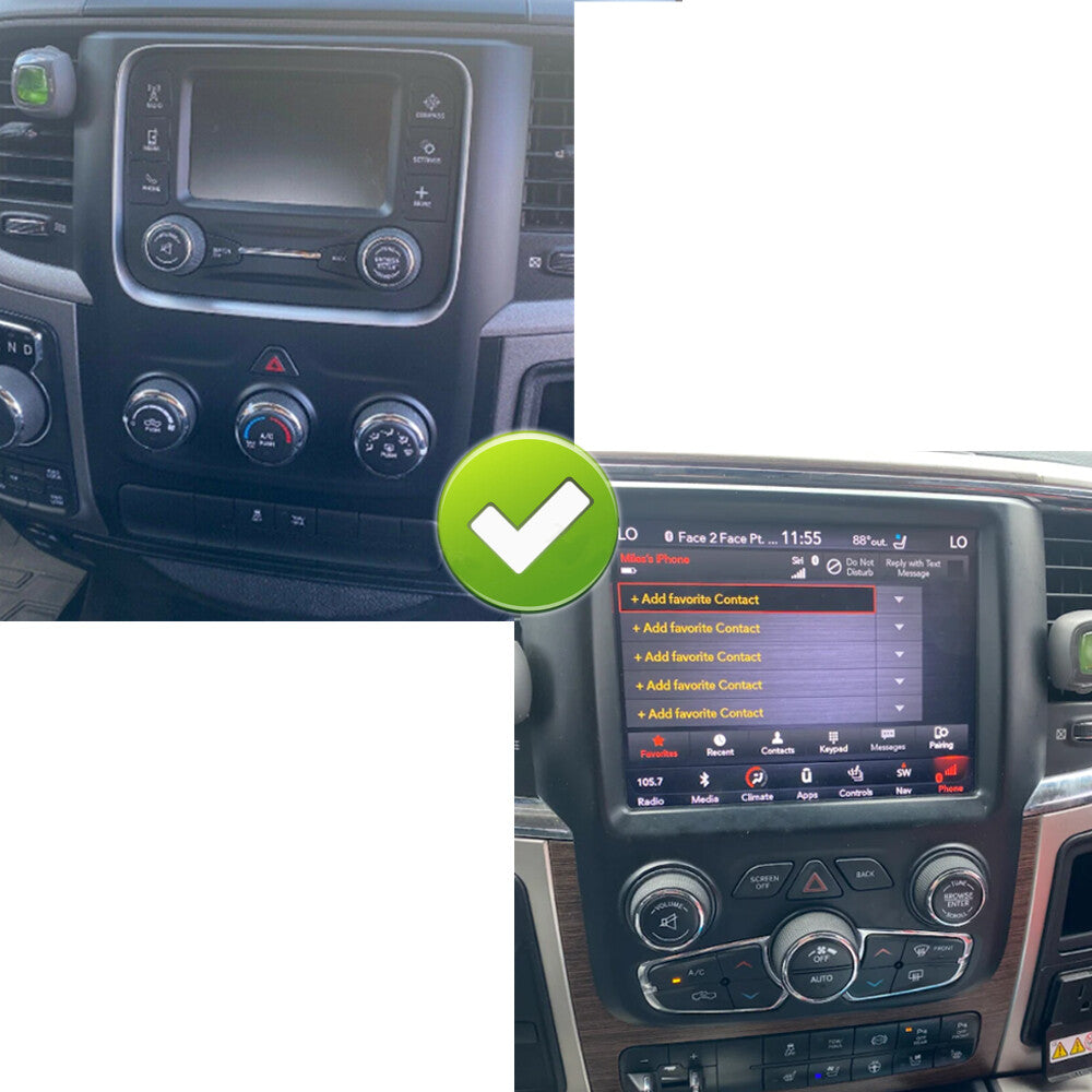 for Dodge for Ram 2013-2019 Android 7.1 for Tesla Style Vertical Screen 10.4 GPS Radio