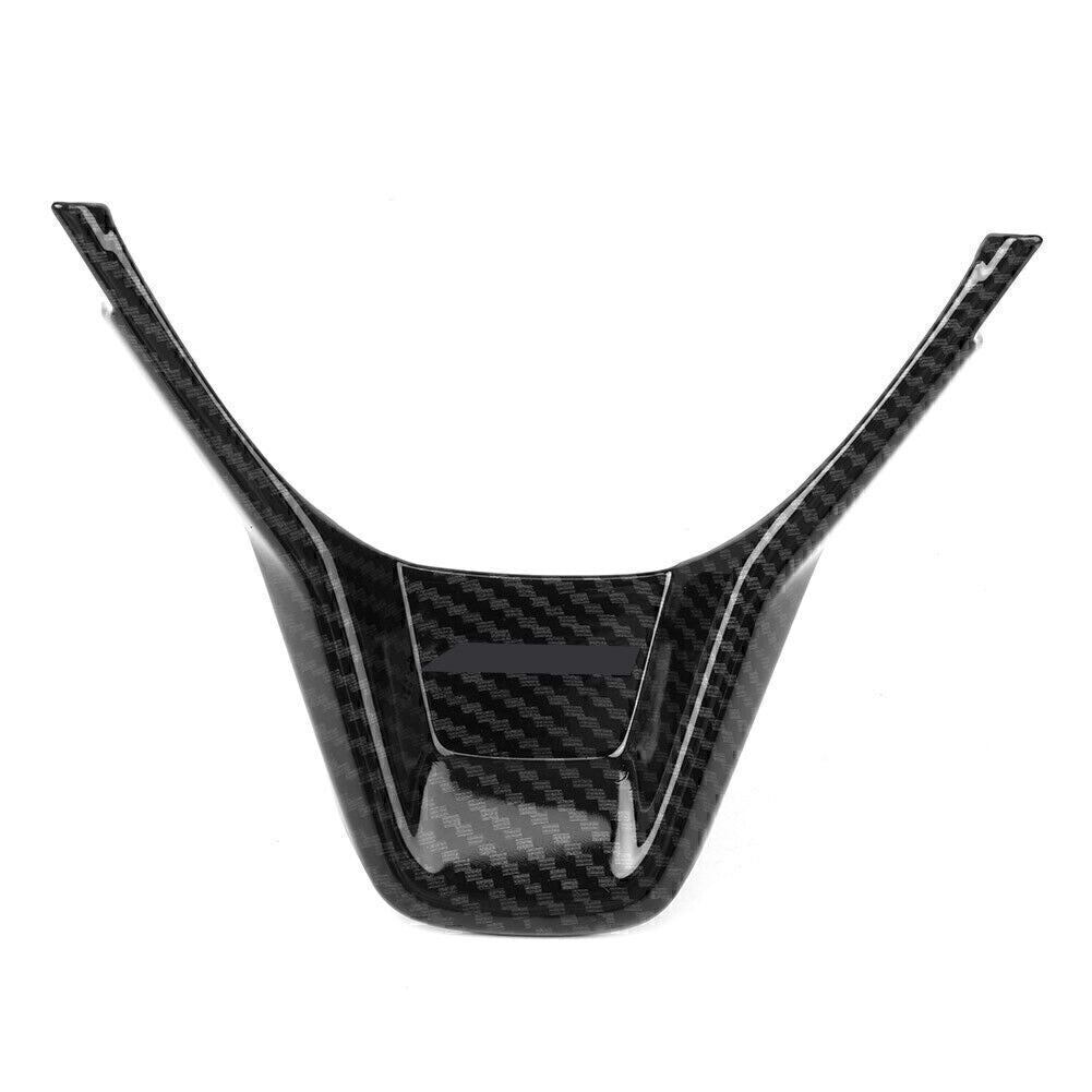 Carbon Fiber Style Interior Steering Wheel Cover Trim for Honda Accord 2018 ABS