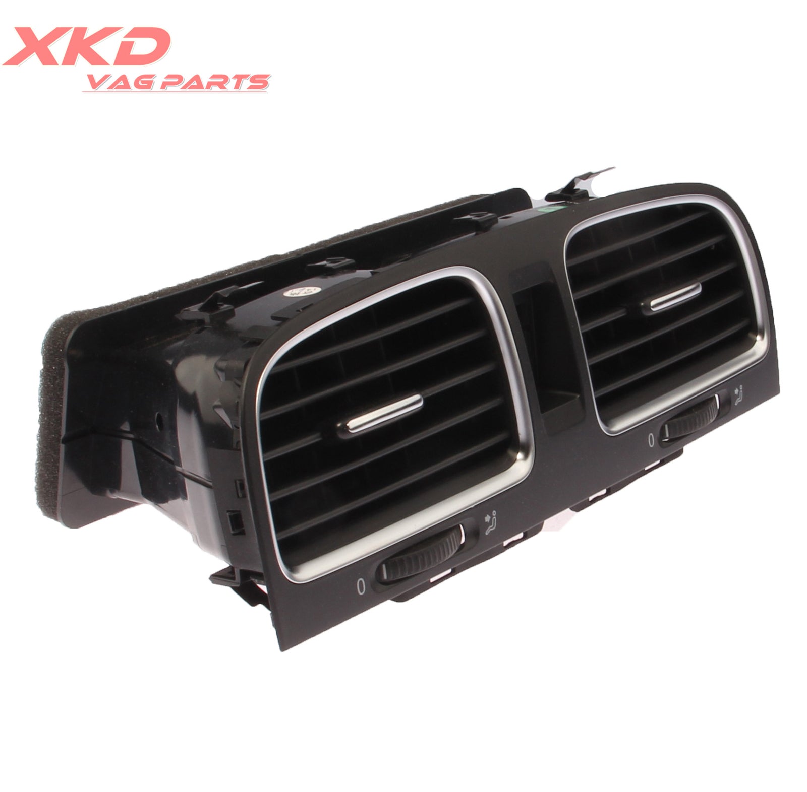 Black front dashboard center air vents suitable for Volkswagen for Golf MK6