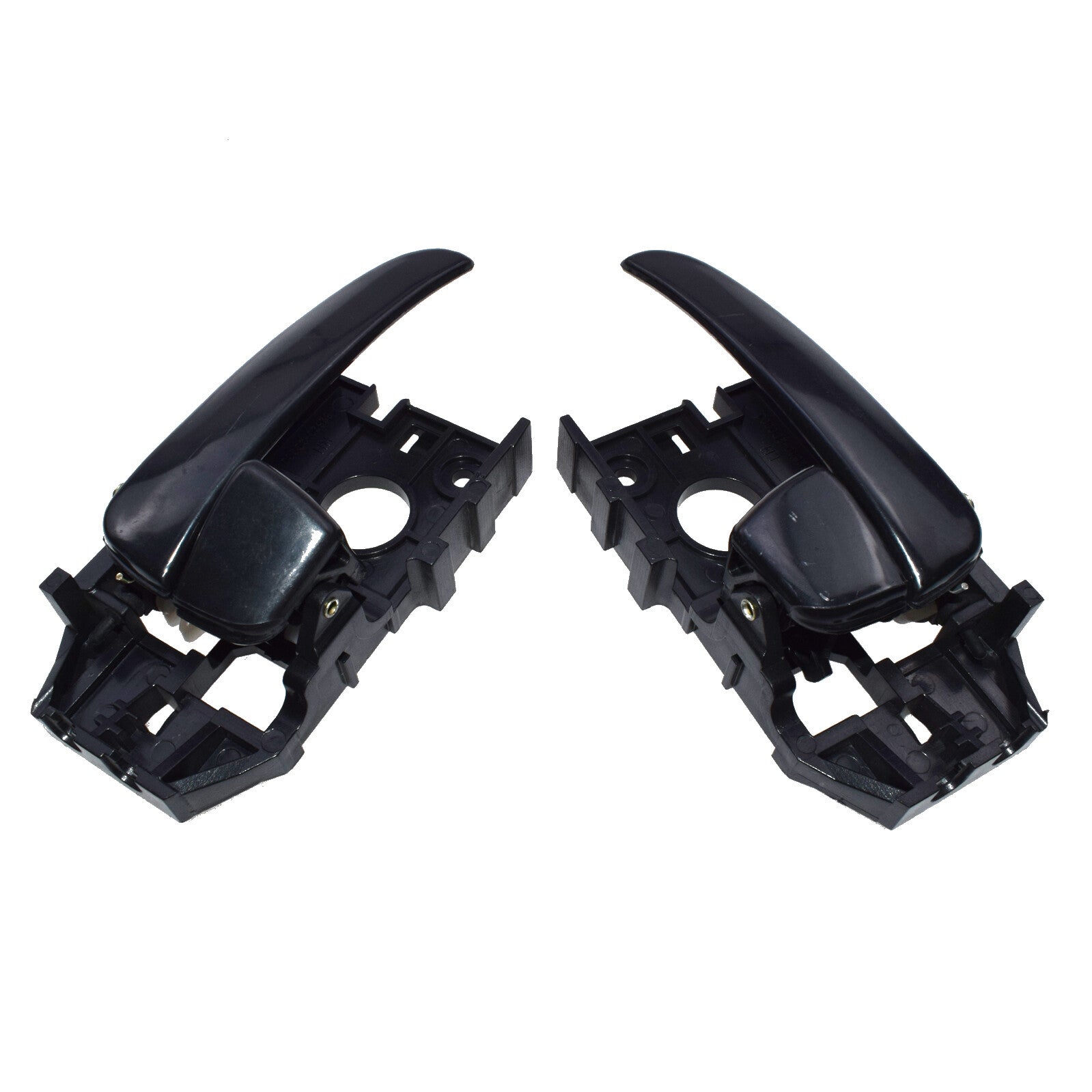 Pair Front Left  Right Inside Black Door Handle for Hyundai for Elantra 2001-2006