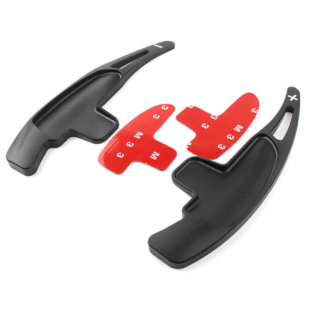 for Mercedes-Benz Black 2x Steering Wheel Shift Paddle Shifter Extension