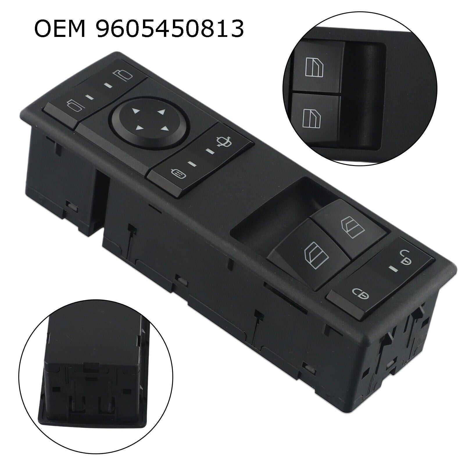 FOR Lift Switch Accessories 12V 1Pcs 4 Pins 9605450813 ABS Plastic new 1