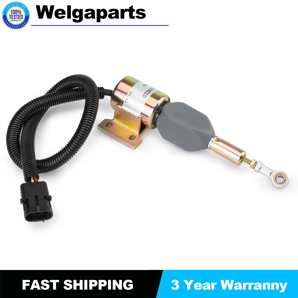 3964627 3991167 SA-4941-12 12V Shutoff Solenoid Valve for 4BT Case 550h
