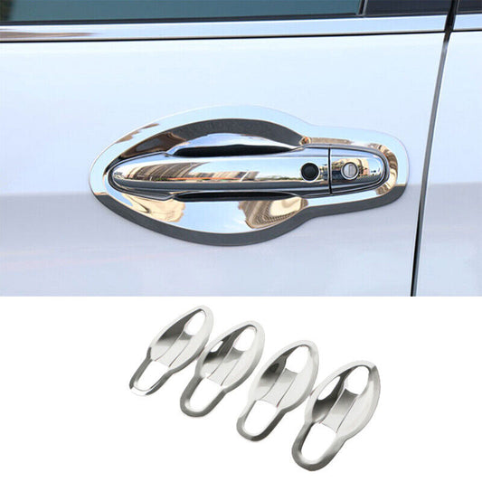 for Honda CRV CR-V 2012-2016 Outer Side Door Bowl Cover Trim Chrome Stainless