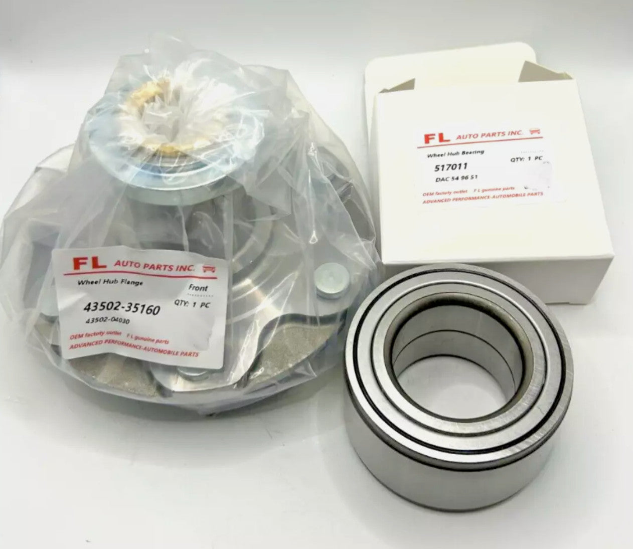 Front Wheel Hub  Bearing For 1995-2006 for Toyota Tacoma 4WD 43502-35160 One Side