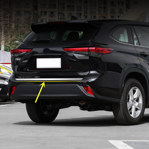 Chrome Rear Door Trunk Tailgate Lid Strip Trim for Toyota Highlander 2020-2023