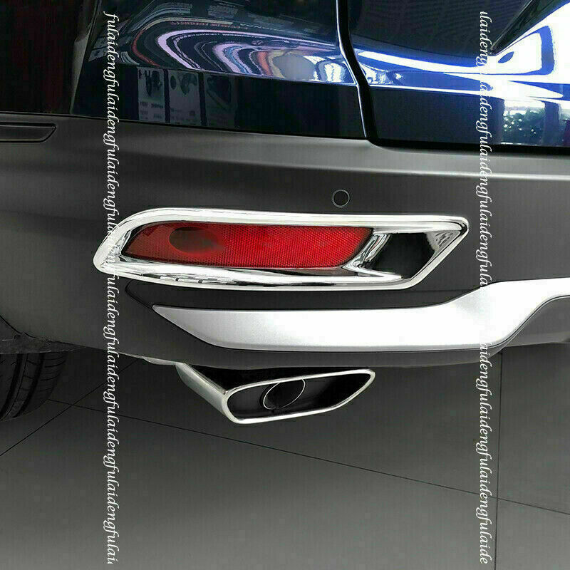 for Honda CR-V CRV 2020-2022 Chrome Rear Bumper Fog Light Tail Lamp Frame Trim
