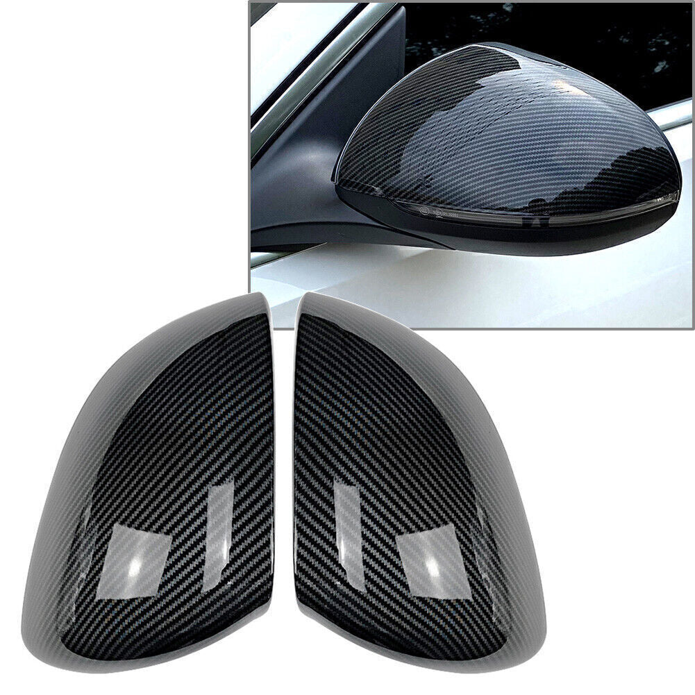 Rear View Mirror Cover Trim Carbon Fiber for Mercedes-Benz C-Class W206