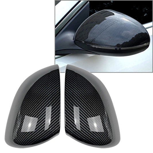 Rear View Mirror Cover Trim Carbon Fiber for Mercedes-Benz C-Class W206