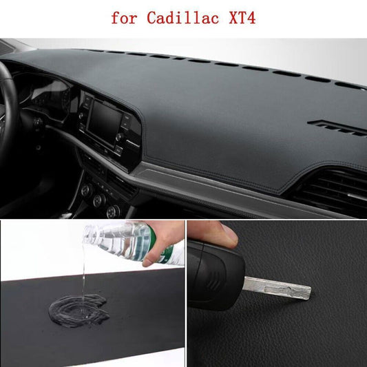 1X for Cadillac XT4 2018-24 PU leather Dashboard Dash Mat Non-slip DashMat Shade