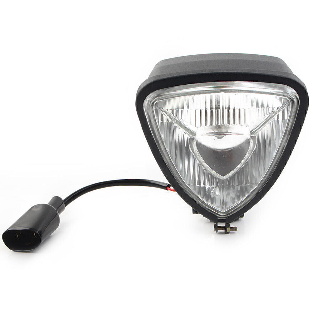 12V Triangle Motorradscheinwerferlampe Klar F¨¹r for Harley Chopper Bobber Custom