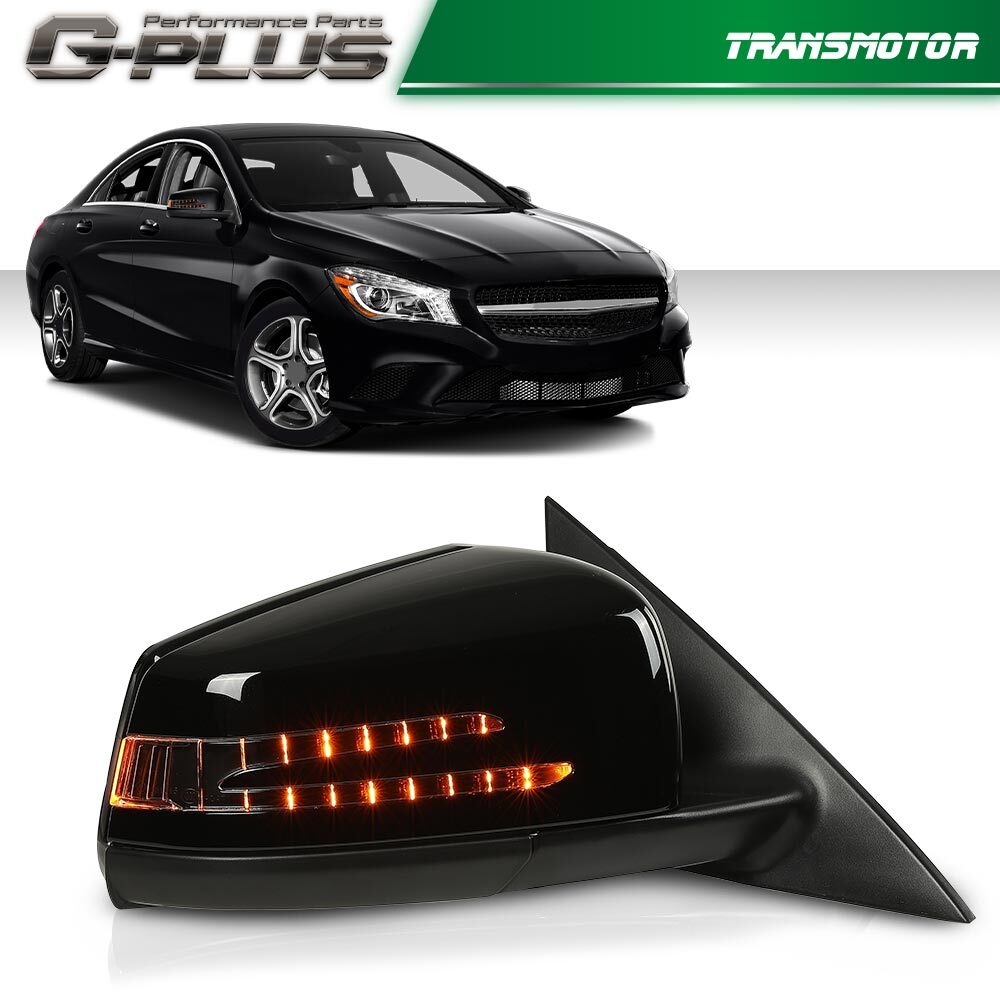 Suitable for 2014-2018 for Mercedes-Benz CLA250 and CLA45 models with mirror-finish heated blind spot on the right side.