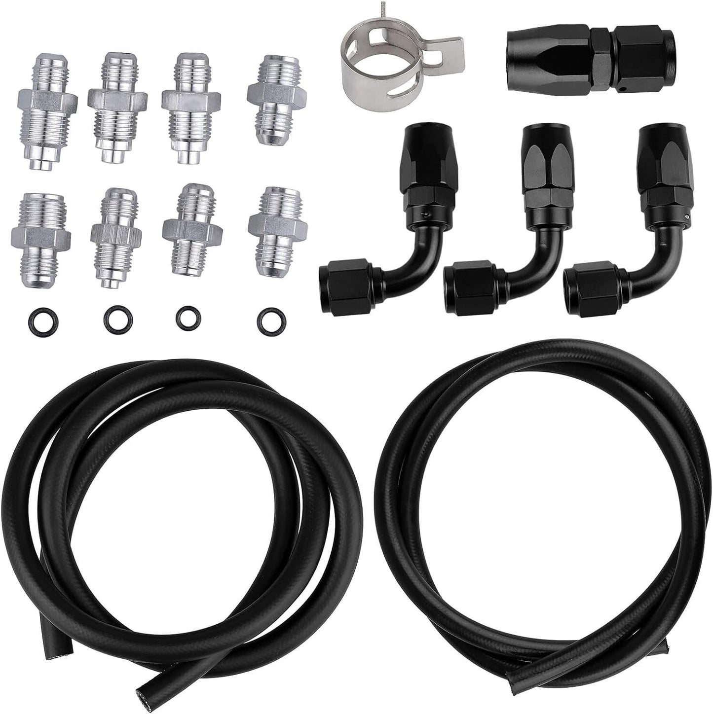 551082 Universal Power Steering Pump Hose Kit for LS Swap LS1 LS3