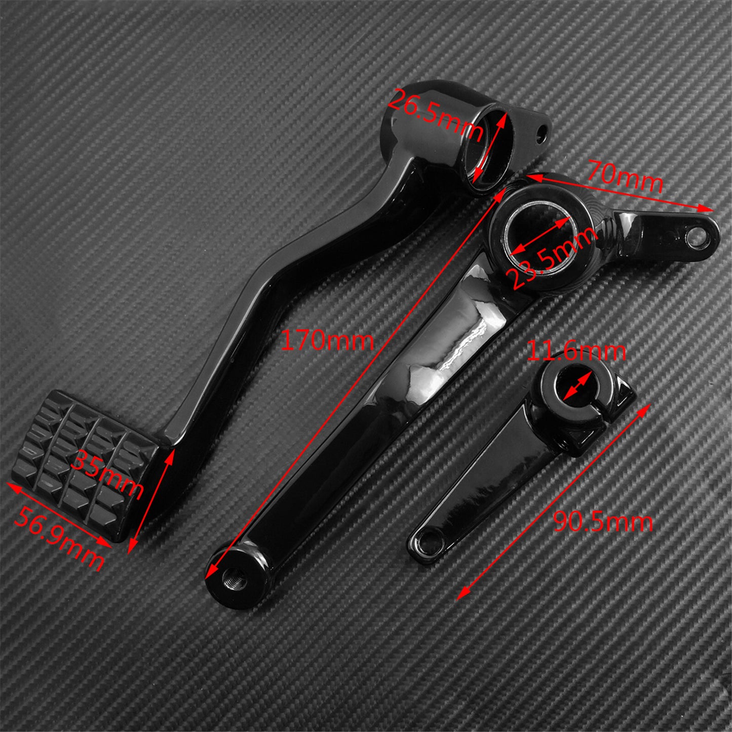 Complete Forward Controls Pegs Levers Linkage Fit For Sportster 1991-2003 Black