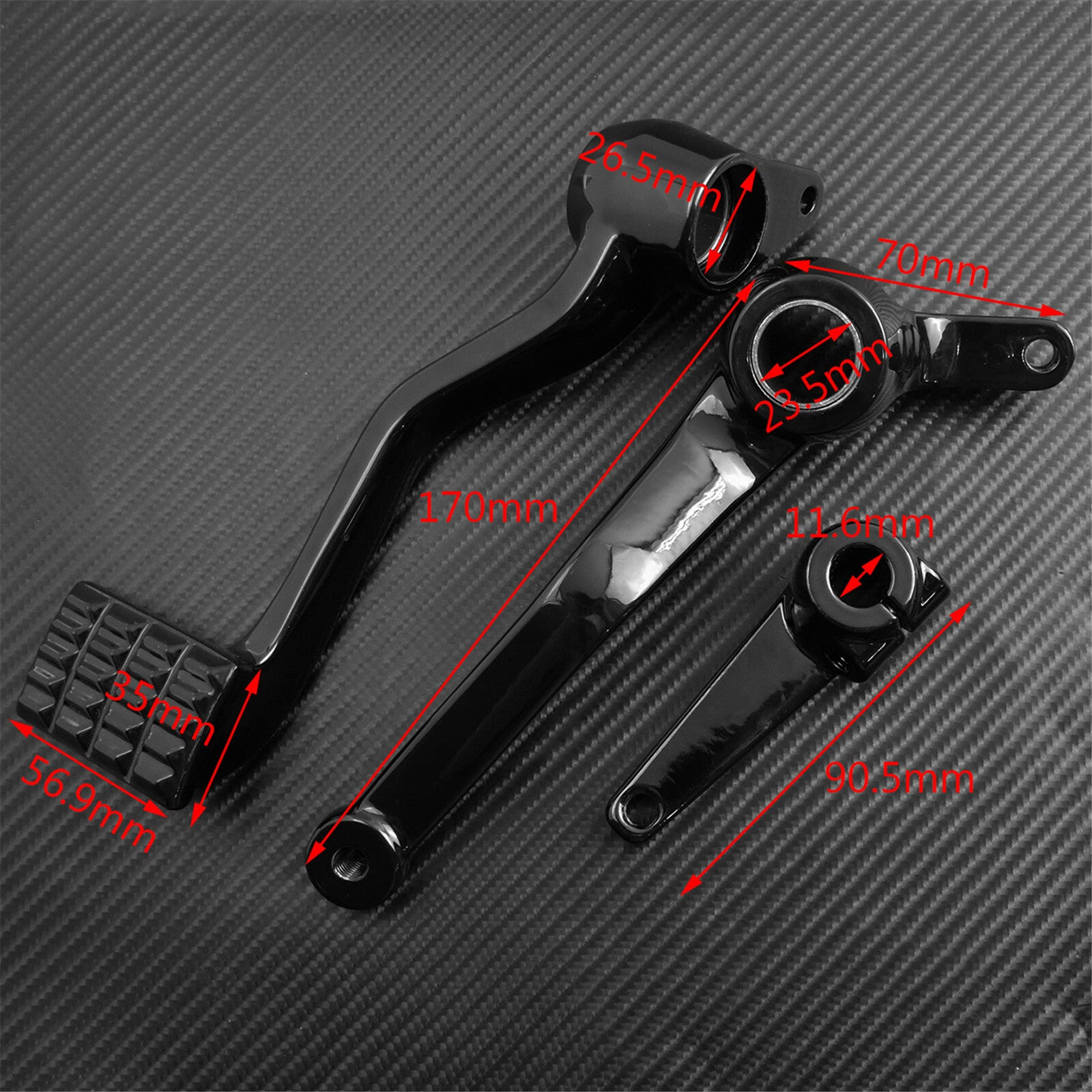 Complete Forward Controls Pegs Levers Linkage Fit For Sportster 1991-2003 Black