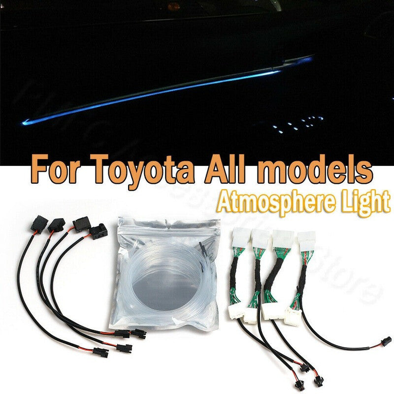 For Car door Trim ice Blue for Toyota for Camry 4 Door Atmosphere Light Ambient Lamp