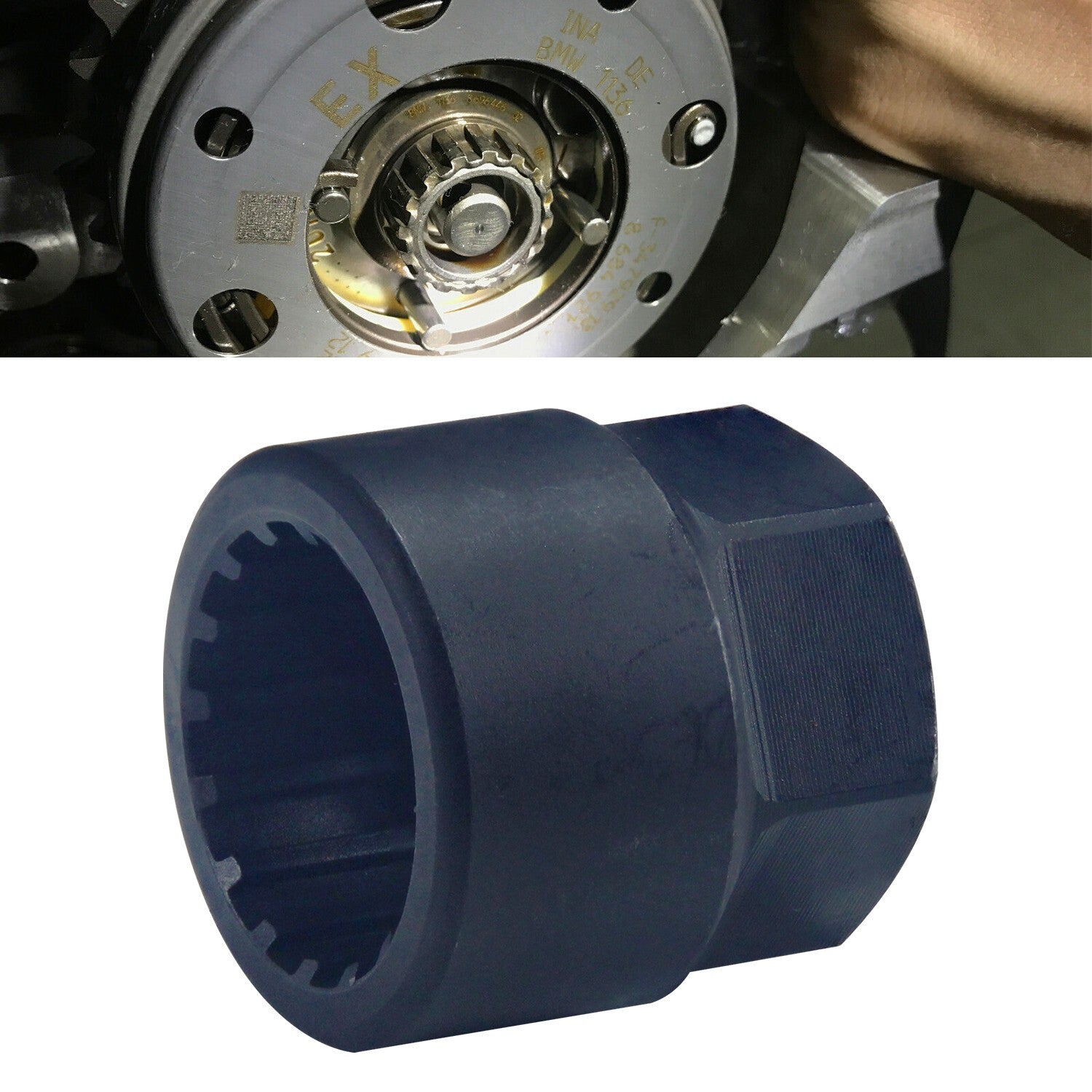 Camshaft sleeve for BMW B38 B48 B58 engine oil pump wheel removal socket