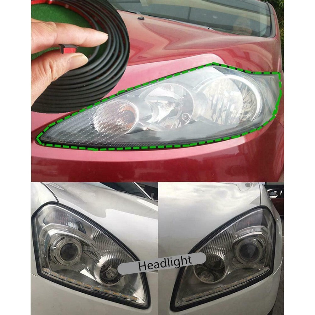 2-meter mudguard sealing strips suitable for front and rear bumper rubber sealing strips on automobiles.
