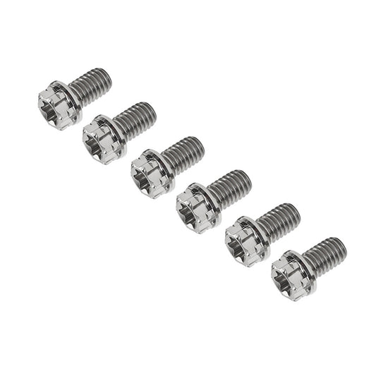 6pcs Bolts Torx Head Flange Screw M8x15mm For Motorcycle Bike