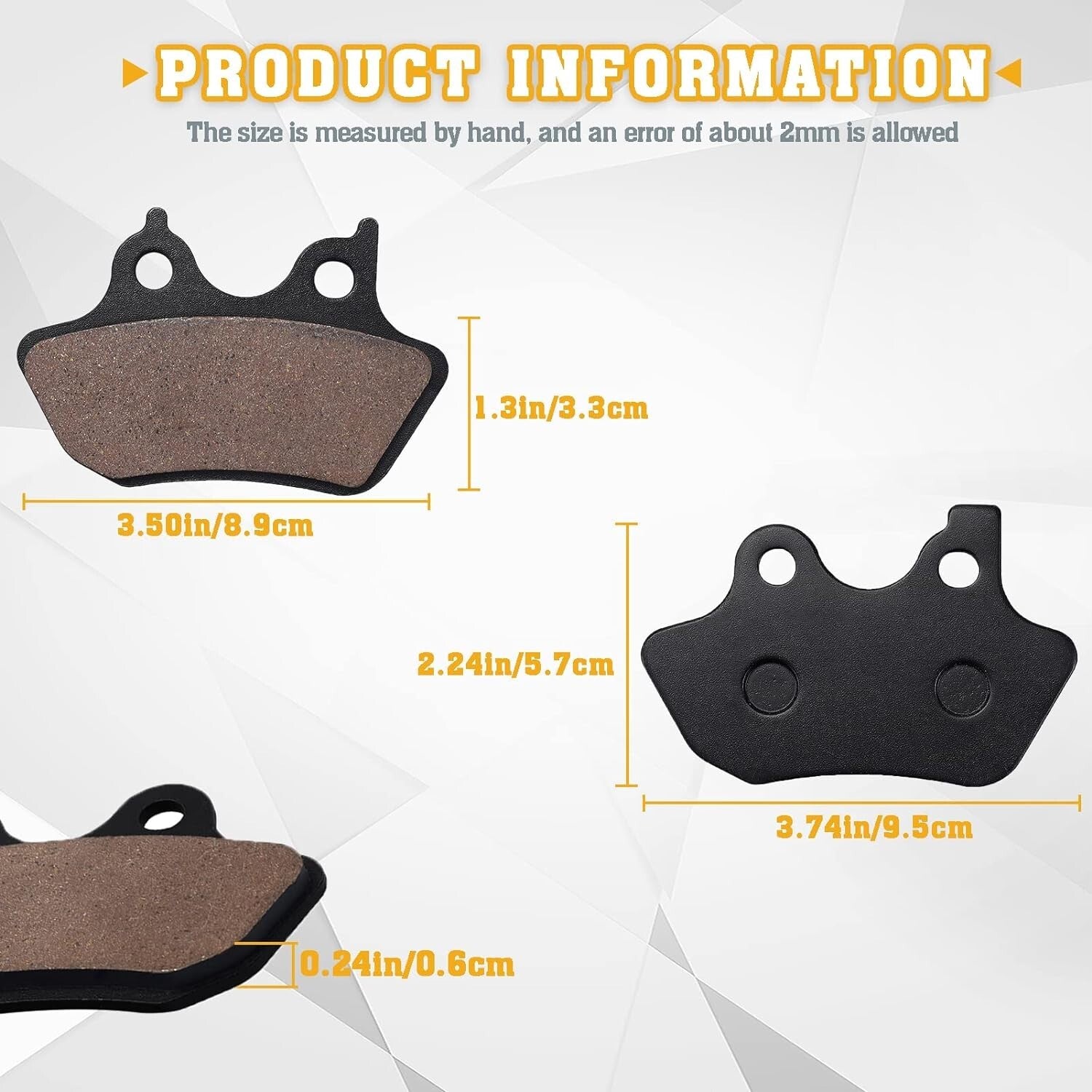 Brake Pads for Harley Davidson FLHRCi Road King Classic, FLTR/FLTR-i Road Glide