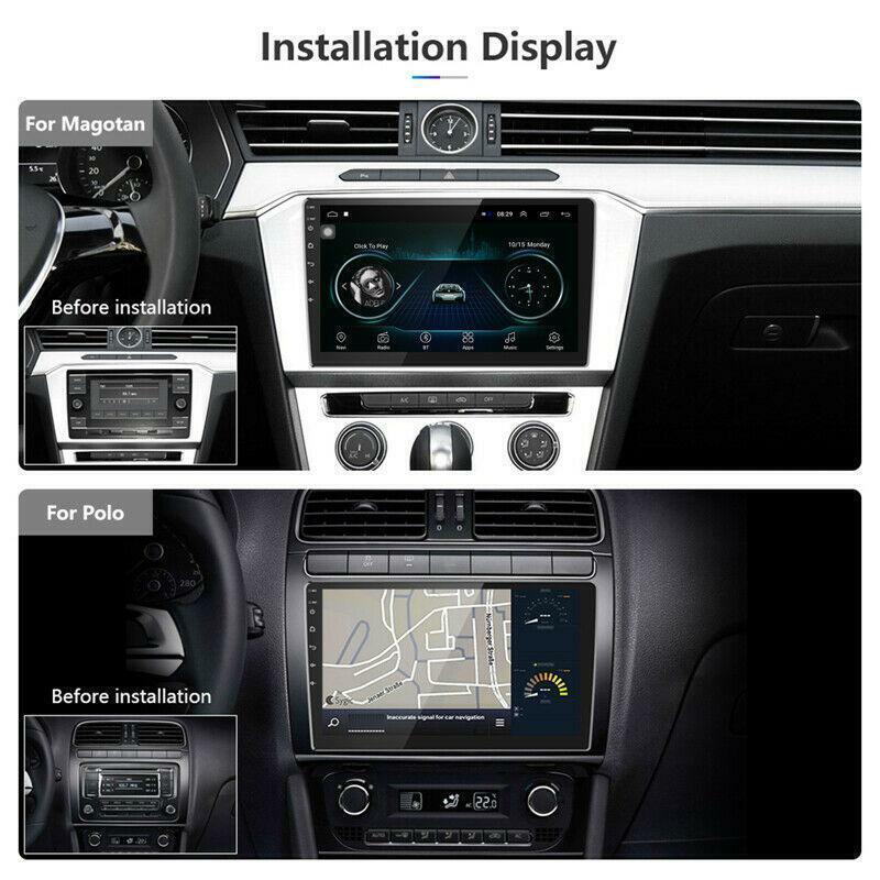 9 Android 10.1 1+16GB HD Car Stereo FM/RDS Radio GPS Navigation MP5 Player WiFi