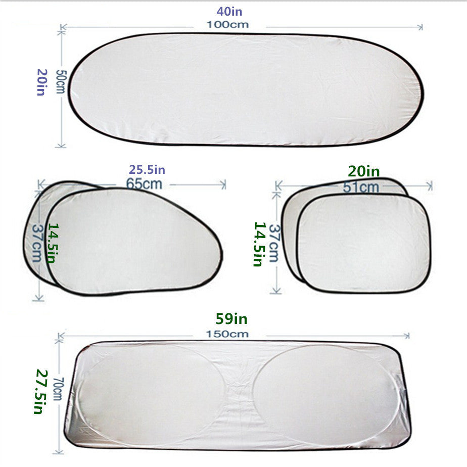 Car Window Sun Shade Windshield Cover Block Full Shield Protection cover +Bag