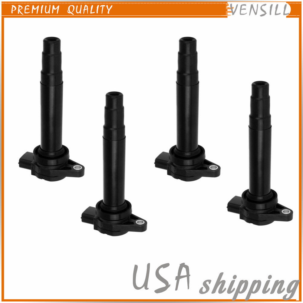 Set of 4 Ignition Coil Pack 22448-4M500 UF326 for Nissan Sentra 2000-2001 1.8L