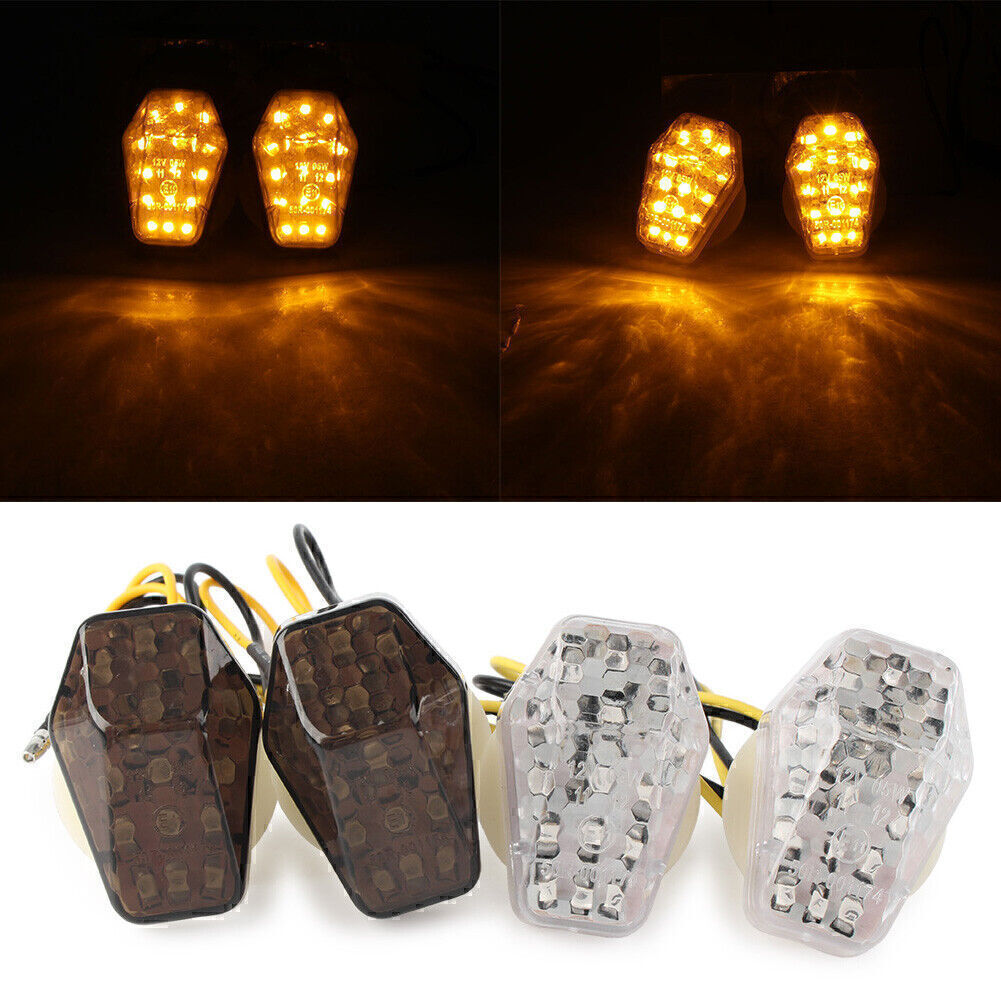 Flush Mount Turn Signal Light Lens Cover Fit for Suzuki GSXR600 1000 SV650 Clear