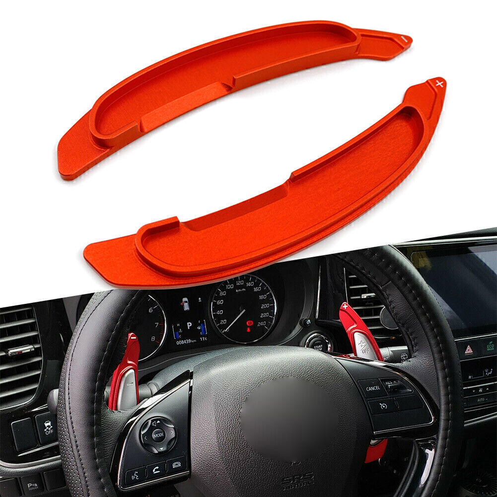 for Mitsubishi Lancer 2x Aluminum Car Steering Wheel Paddle Shifter Extension