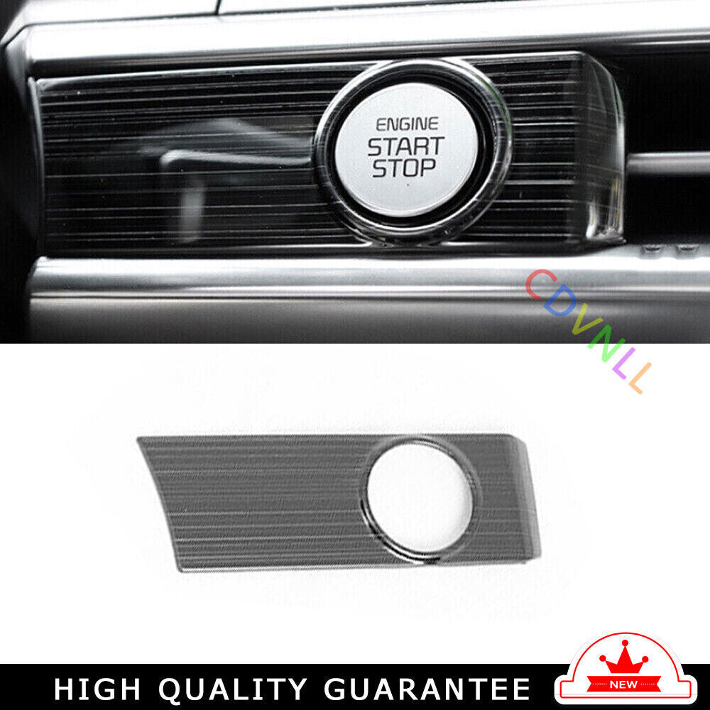 Car Ignition Switch Start Button Frame Trim for Kia K5 2021-2022 Black Titanium