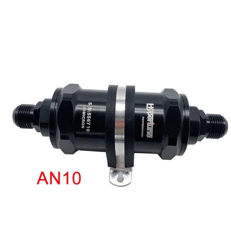 Inline Fuel Filter E85 Ethanol AN10 With 100 Micron Stainless Steel Element 10AN